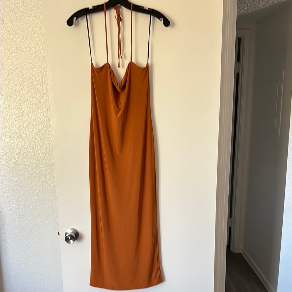 Forever 21 Terracotta Backless Dress